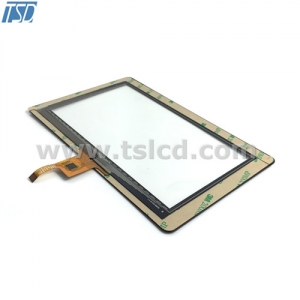 tft lcd cover lens for 7inch TFT module with CTP