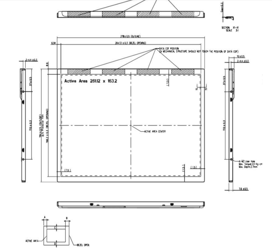 12.1 inch LCD