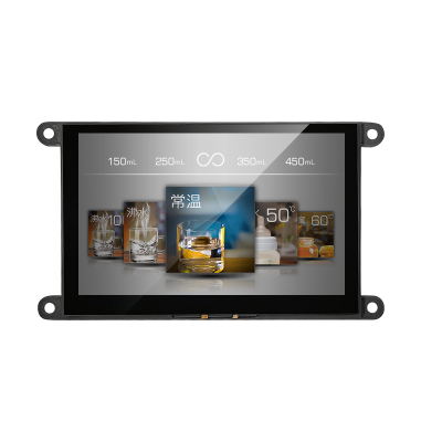 Professional TSD HMI 7.0 inch UART interface tft lcd panel for coffee machine Manufacturers
