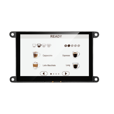 TSD HMI 7.0 inch UART interface tft lcd panel for coffee machine
